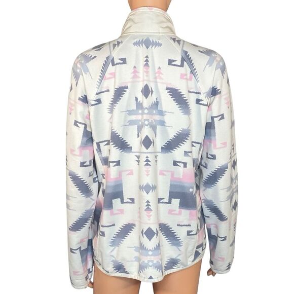 Ralph Lauren Lauren Active Light Puffer Jacket Womens Size XL Aztec Print - Picture 3 of 7